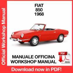 Workshop Manual Fiat 850 (1968)