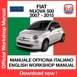 WORKSHOP MANUAL FIAT NEW 500 (2007-2015) eLEARN