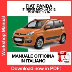 WORKSHOP MANUAL FIAT NEW PANDA MK3 (2012-2018)