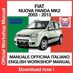 WORKSHOP MANUAL FIAT PANDA MK2 (2003-2013) eLEARN