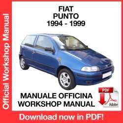 Workshop Manual Fiat Punto 176 (1994-1999)