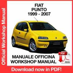 Workshop Manual Fiat Punto 2 (1999-2007)