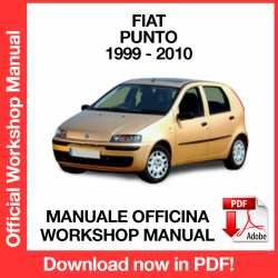 Workshop Manual Fiat Punto 2 (1999-2010)