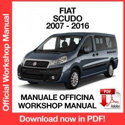 Workshop Manual Fiat Scudo (2007-2016)