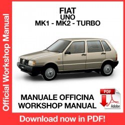 Workshop Manual Fiat Uno (MK1 - MK2 - TURBO)