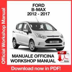 Workshop Manual Ford B-Max (2012-2017)