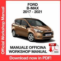 Workshop Manual Ford B-Max (2017-2021)