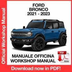 Workshop Manual Ford Bronco (2021-2023)