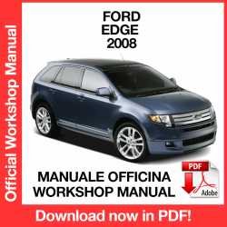 Workshop Manual Ford Edge (2008)