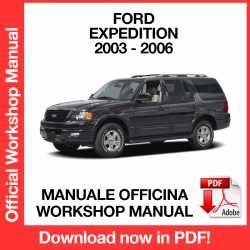 Workshop Manual Ford Expedition (2003-2006)