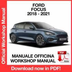 Workshop Manual Ford Focus MK4 (2018-2021)