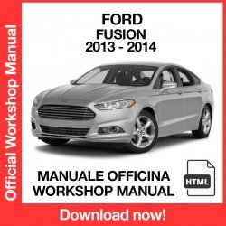 Workshop Manual Ford Fusion (2013-2014)