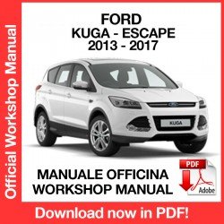 Workshop Manual Ford Kuga - Escape (2013-2017)