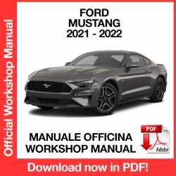 Workshop Manual Ford Mustang (2021-2022)