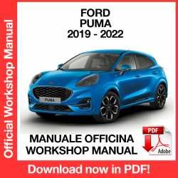 Workshop Manual Ford Puma (2019-2023)