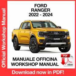 Workshop Manual Ford Ranger (2022-2024)