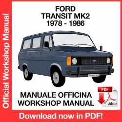 Workshop Manual Ford Transit MK2 (1978-1986)