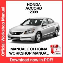 Workshop Manual Honda Accord (2009)