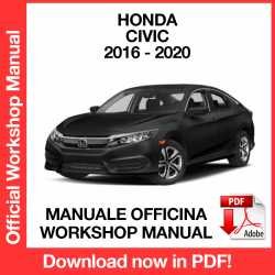 Workshop Manual Honda Civic (2016-2020)