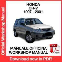 Workshop Manual Honda CR-V (1997-2001)