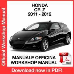 Workshop Manual Honda CR-Z (2011-2012)