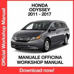 Workshop Manual Honda Odyssey (2011-2017)