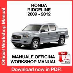 Workshop Manual Honda Ridgeline (2009-2012)