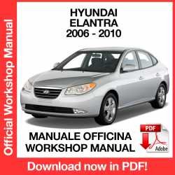 Workshop Manual Hyundai Elantra (2006-2010)