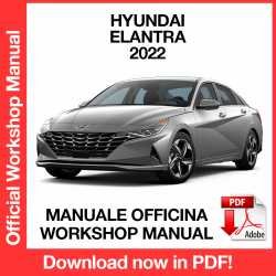 Workshop Manual Hyundai Elantra (2022)