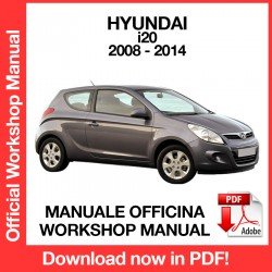 Workshop Manual Hyundai i20 (2008-2014)