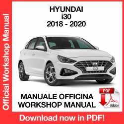 Workshop Manual Hyundai i30 (2018-2020)