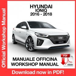 Workshop Manual Hyundai Ioniq Hybrid (2016-2018)