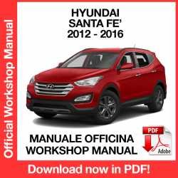 Workshop Manual Hyundai Santa Fe (2012-2018)