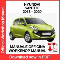 Workshop Manual Hyundai Santro (2018-2020)