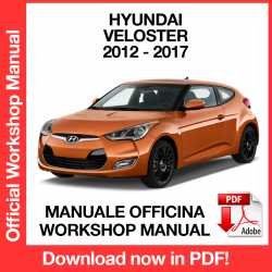 Workshop Manual Hyundai Veloster (2012-2017)
