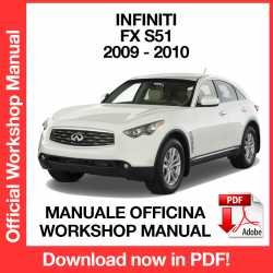Workshop Manual Infiniti FX S51 (2009-2010)