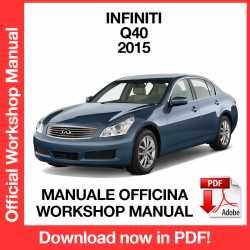 Workshop Manual Infiniti Q40 V36 (2015)