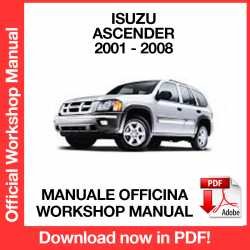 Workshop Manual Isuzu Ascender (2003-2008)