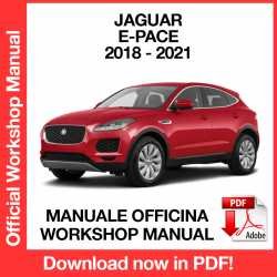 Workshop Manual Jaguar E-Pace X540 (2018-2021)
