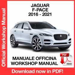 Workshop Manual Jaguar F-Pace X761 (2016-2021)