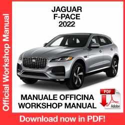 Workshop Manual Jaguar F-Pace X761 (2022)