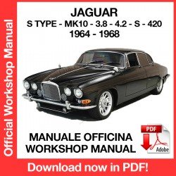 Workshop Manual Jaguar S-Type MK10 (1964-1968)