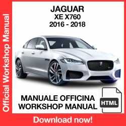 Workshop Manual Jaguar XE X760 (2016-2018)