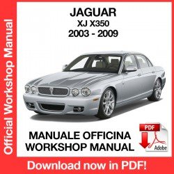 Workshop Manual Jaguar XJ X350 (2003-2009)