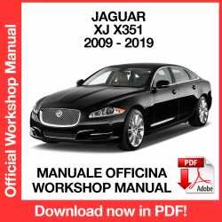 Workshop Manual Jaguar XJ X351 (2009-2019)