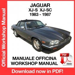 Workshop Manual Jaguar XJ XJ-S XJ-SC (1983-1987)