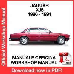 Workshop Manual Jaguar XJ6 (1986-1994)