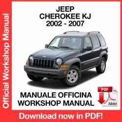 Workshop Manual Jeep Cherokee KJ (2002-2007)