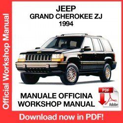 Workshop Manual Jeep Grand Cherokee ZJ (1994)