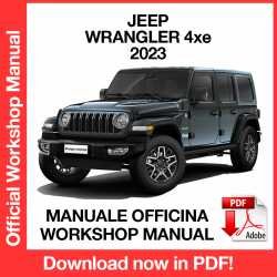 Workshop Manual Jeep Wrangler JL 4xe Phev (2023)
